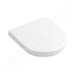Villeroy & Boch Subway 2.0 - Abattant WC avec couvercle, blanc alpin 9M68Q101