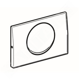 Geberit Systèmes de chasse d’eau - Plaque de déclenchement Mambo, à visser, inox brossé 115.751.00.1