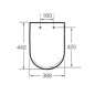 Roca Inspira - Abattant WC, SlowClose, blanc A80152200B