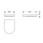 Geberit iCon - Abattant WC, duroplast, SoftClose, blanc 500.670.01.1