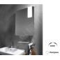 Nimco Miroirs - Miroir avec éclairage LED, 600x800 mm, aluminium ZP 25002 Nimco Miroirs - Miroir avec éclairage LED, 600x800 mm, aluminium ZP 25002