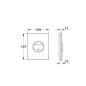 Grohe Nova Cosmo - Plaque de déclenchement, chrome mat 38765P00
