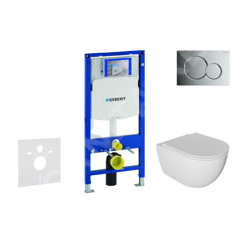 Geberit Duofix - Set de bâti-support, cuvette Oudee et abattant softclose, plaque de déclenchement Sigma01, chrome brillant Geberit Duofix - Set de bâti-support, cuvette Oudee et abattant softclose, plaque de déclenchement Sigma01, chrome brillant
