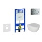 Geberit Duofix - Set de bâti-support, cuvette Oudee et abattant softclose, plaque de déclenchement Sigma01, chrome brillant Geberit Duofix - Set de bâti-support, cuvette Oudee et abattant softclose, plaque de déclenchement Sigma01, chrome brillant