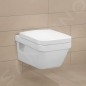 Villeroy & Boch Architectura - Abattant WC avec couvercle,Softclose, blanc 9M58S101