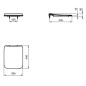 Ideal Standard Strada II - Abattant de toilette ultra-plat, Soft-close, blanc T360101 Ideal Standard Strada II - Abattant de toilette ultra-plat, Soft-close, blanc T360101