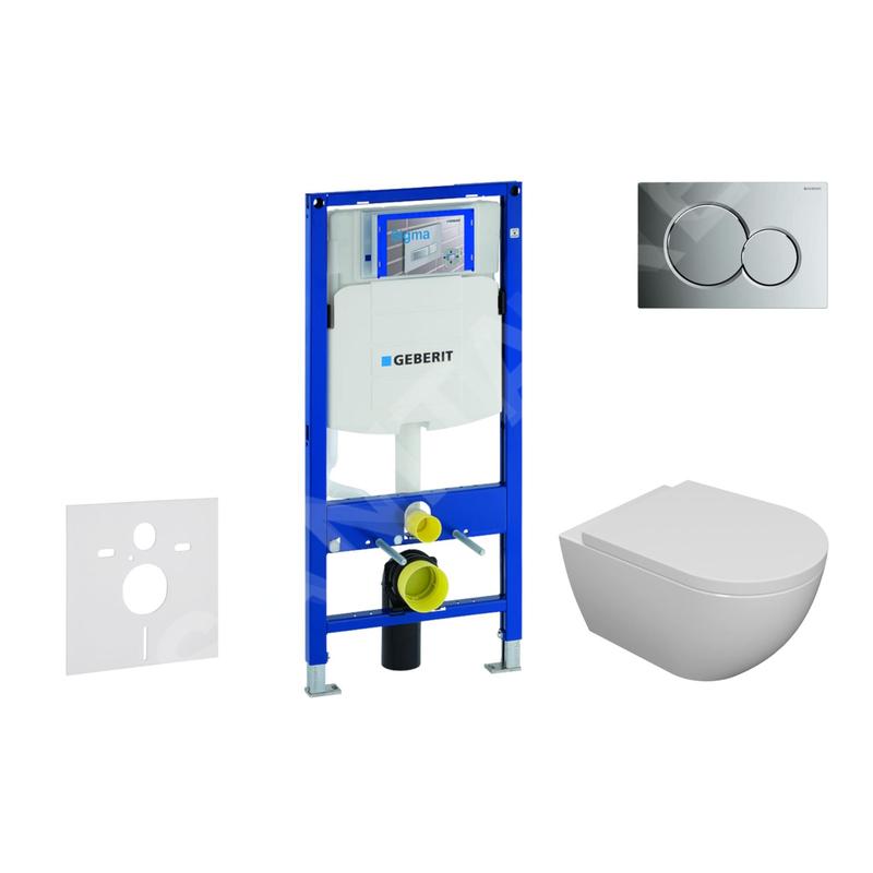 Geberit Duofix - Set de bâti-support, cuvette Oudee et abattant softclose, plaque de déclenchement Sigma01, chrome brillant Geberit Duofix - Set de bâti-support, cuvette Oudee et abattant softclose, plaque de déclenchement Sigma01, chrome brillant