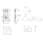 Geberit Duofix - Set de bâti-support, cuvette Oudee et abattant softclose, plaque de déclenchement Sigma01, chrome brillant Geberit Duofix - Set de bâti-support, cuvette Oudee et abattant softclose, plaque de déclenchement Sigma01, chrome brillant