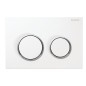 Geberit Kappa21 - Plaque de déclenchement, blanc / chrome brillant 115.240.KJ.1