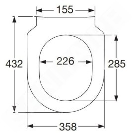 Villeroy & Boch Subway - abattant de WC SlimSeat, SoftClosing, QuickRelease, blanc alpin 9M65S101