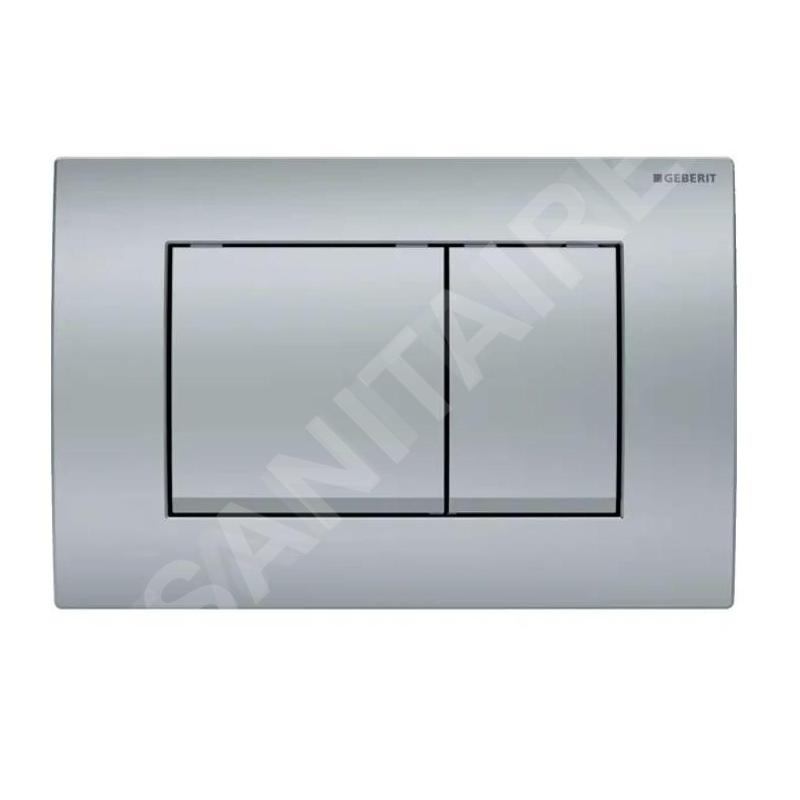 Geberit Delta30 - Plaque de déclenchement, chrome mat 115.137.46.1
