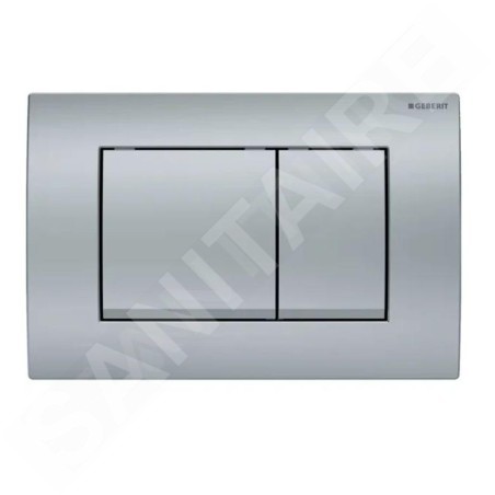 Geberit Delta30 - Plaque de déclenchement, chrome mat 115.137.46.1
