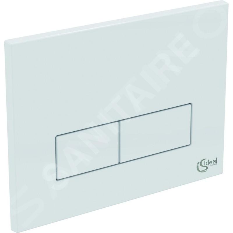 Ideal Standard Plaques de commande - Bouton de commande mécanique Ideal System, blanc W3708AC