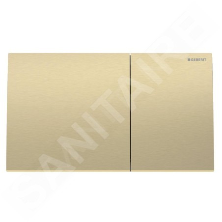 Geberit Sigma70 - Plaque de déclenchement, easy to clean, laiton brossé 115.622.QF.1