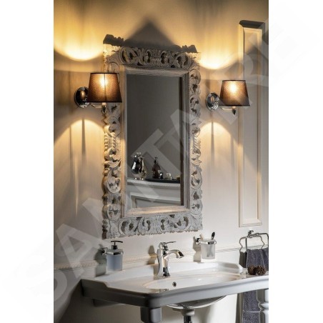 Sapho Scule - Miroir dans un cadre 800x1200 mm, blanc IN324