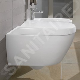 Villeroy & Boch Subway 2.0 - Abattant de WC Comfort, SoftClosing, blanc alpin 9M86S101