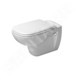 Duravit D-Code - WC suspendu avec abattant SoftClose, blanc alpin 45350900A1