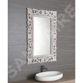 Sapho Scule - Miroir dans un cadre 800x1200 mm, blanc IN324