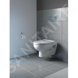 Duravit DuraStyle Basic - WC suspendu, abattant SoftClose, Rimless, blanc alpin 45620900A1