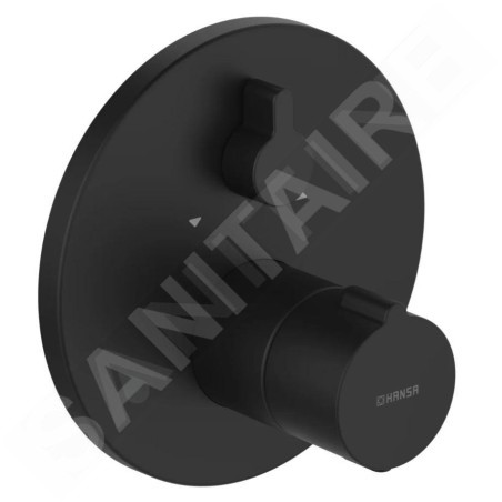 Hansa Home - Mitigeur thermostatique encastré, 2 sorties, noir mat 8862904533