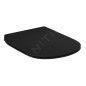 Ideal Standard Tesi - Abattant WC, SoftClose, noir soyeux T5522V3