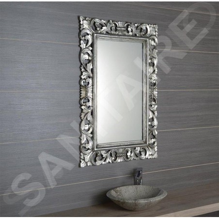 Sapho Scule - Miroir dans un cadre 800x1200 mm, argent IN308