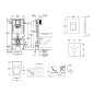 Grohe Rapid SL - Ensemble bâti-support, cuvette de toilette et siège Subway 2.0, DirectFlush, SoftClose, CeramicPlus et plaque Grohe Rapid SL - Ensemble bâti-support, cuvette de toilette et siège Subway 2.0, DirectFlush, SoftClose, CeramicPlus et plaque