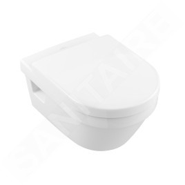 Villeroy & Boch Architectura - WC suspendu, sortie arrière, DirectFlush, AntiBac, CeramicPlus, blanc alpin 5684R0T2