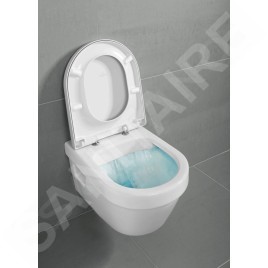 Villeroy & Boch Architectura - WC suspendu, sortie arrière, DirectFlush, AntiBac, CeramicPlus, blanc alpin 5684R0T2