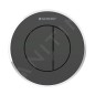 Geberit Systèmes de chasse d’eau - Déclenchement à distance type 10, pneumatique, pour rinçage double touche, noir / chrome