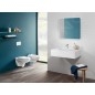 Villeroy & Boch O.novo - Ensemble de bâti-support ViConnect, cuvette et abattant, DirectFlush, SoftClosing et plaque de
