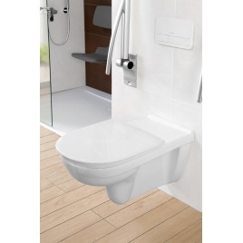 Villeroy & Boch ViCare - abattant de WC Compact, blanc alpin 9M676101