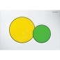 Geberit Sigma01 - Plaque de déclenchement, blanc/jaune/vert 115.770.LA.5