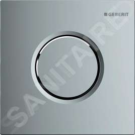Geberit Systèmes de chasse d’eau - Commande pneumatique pour urinoir, type 01, chrome 116.011.21.5