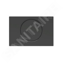 Geberit Sigma10 - Plaque de déclenchement, noir mat 115.758.16.5