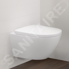 Villeroy & Boch Subway 2.0 - Abattant de WC Comfort, SoftClosing, blanc alpin 8M34S101