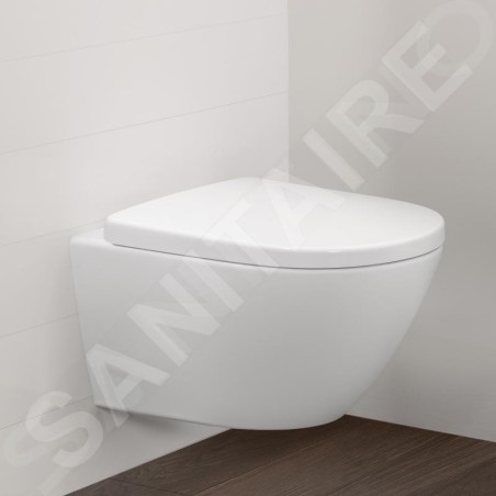 Villeroy & Boch Subway 2.0 - Abattant de WC Comfort, SoftClosing, blanc alpin 8M34S101