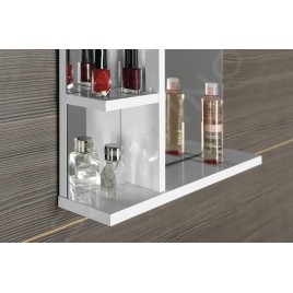 Aqualine Zoja - Miroir avec éclairage LED 600x700x120 mm, blanc KO370