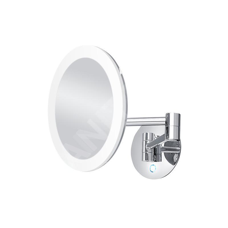 Nimco Miroir de maquillage - Miroir de maquillage mural avec éclairage LED, chrome ZK 20265-26 Nimco Miroir de maquillage - Miroir de maquillage mural avec éclairage LED, chrome ZK 20265-26