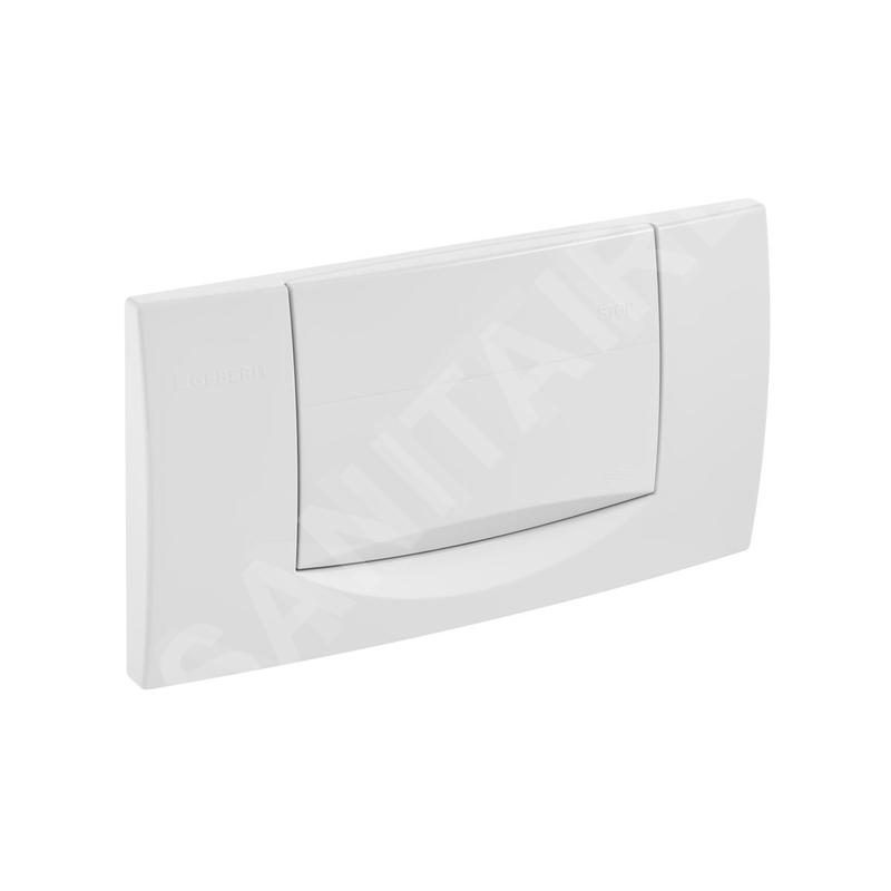 Geberit Twinline - Plaque de déclenchement 200F, blanc alpin 115.222.11.1