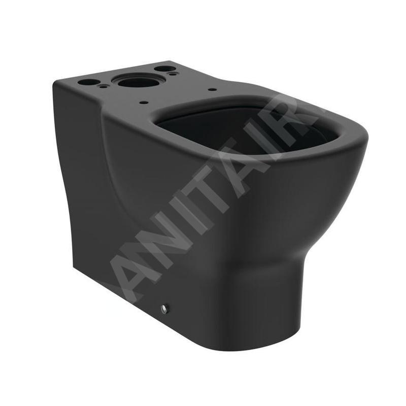 Ideal Standard Tesi - Cuvette à poser, vidange inférieure/arrière, AquaBlade, noir soyeux T5560V3 Ideal Standard Tesi - Cuvette à poser, vidange inférieure/arrière, AquaBlade, noir soyeux T5560V3
