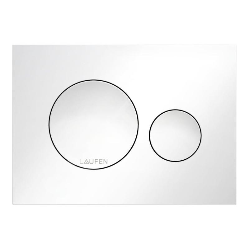 Laufen INEO - Plaque de déclenchement, blanc brillant H9001140000001