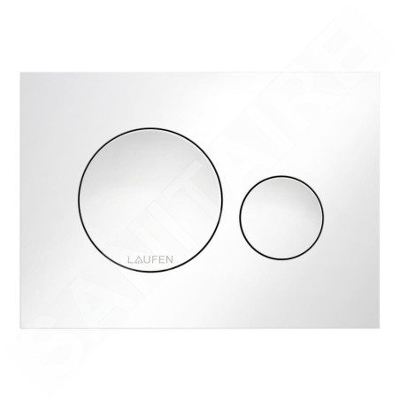 Laufen INEO - Plaque de déclenchement, blanc brillant H9001140000001