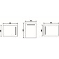 Nimco Miroirs - Miroir de salle de bains série 1000 rétro-éclairé par LED, 600 x 800 mm, carré, aluminium ZP 1002 Nimco Miroirs - Miroir de salle de bains série 1000 rétro-éclairé par LED, 600 x 800 mm, carré, aluminium ZP 1002