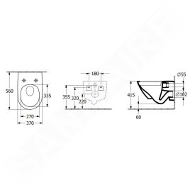 Villeroy & Boch Antao - Abattant de WC, SoftClosing, QuickRelease, blanc alpin 8M67S1R1