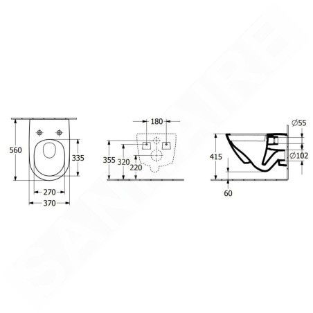 Villeroy & Boch Antao - Abattant de WC, SoftClosing, QuickRelease, blanc alpin 8M67S1R1