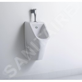 Duravit D-Code - Urinoir, alimentation apparente, Rimless, blanc alpin 0828300000