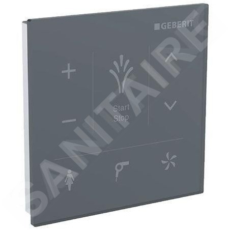 Geberit AquaClean - Tableau de commande pour bidet électronique, noir 147.038.SJ.1