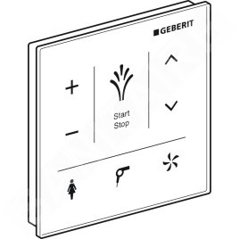 Geberit AquaClean - Tableau de commande pour bidet électronique, noir 147.038.SJ.1