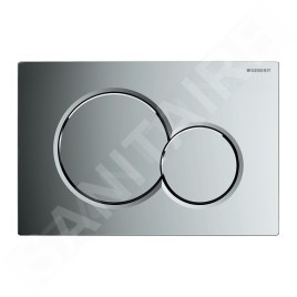 Geberit Kombifix - Set de bâti-support, cuvette Gaia et abattant softclose, plaque de déclenchement Sigma01, chrome brillant